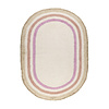 Tapis enfant ovale lavable - Milo Rose - thumbnail 1
