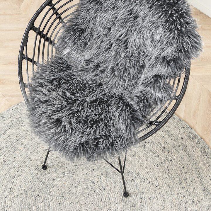 Peau de mouton - Elly Dark Gris - 3