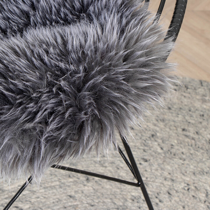 Peau de mouton - Elly Dark Gris - 4