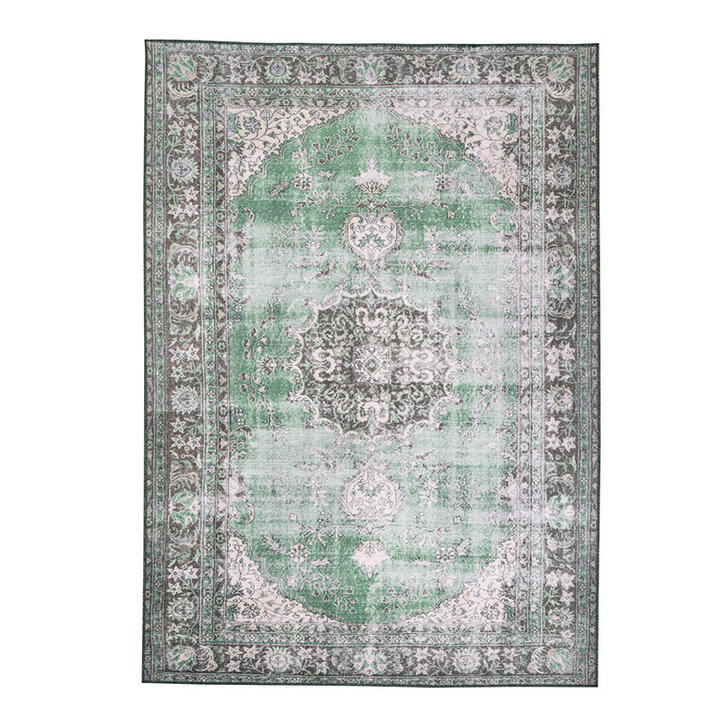 Tapis vintage - Estate Medallion Vert foncé - 1