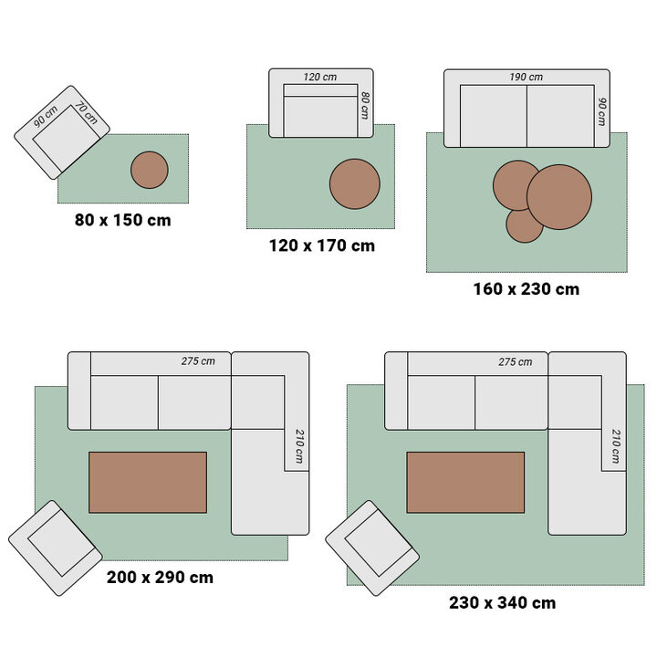 Tapis vintage - Estate Medallion Vert foncé - 9