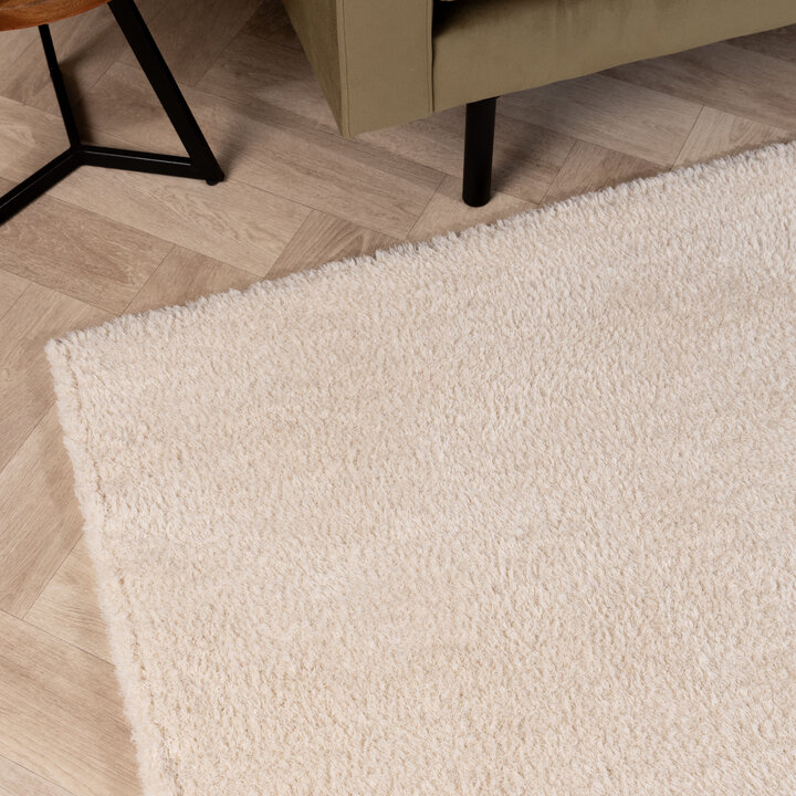 Tapis bio doux - Teddy Crème - 2