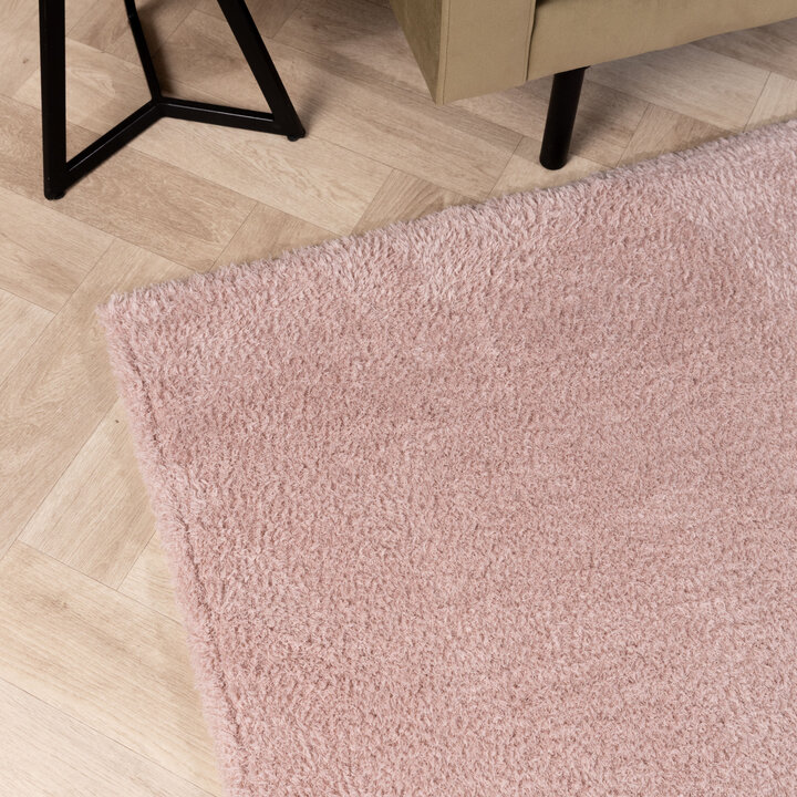 Tapis doux à forme organique – Teddy Rose - 2