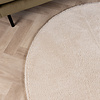 Tapis rond doux - Teddy Crème - thumbnail 2