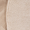 Tapis rond doux - Teddy Crème - thumbnail 4