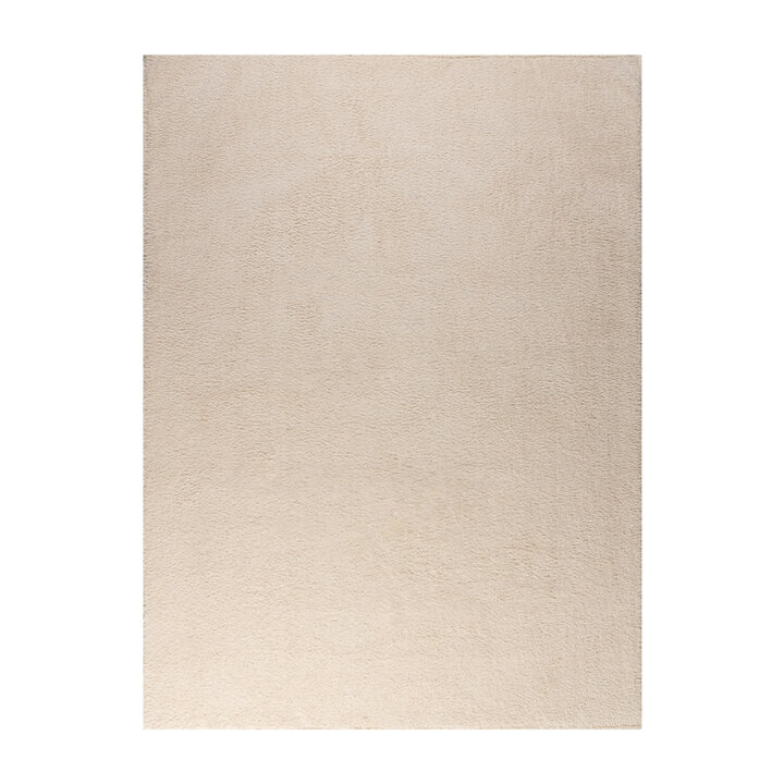 Tapis doux - Teddy Crème - 1