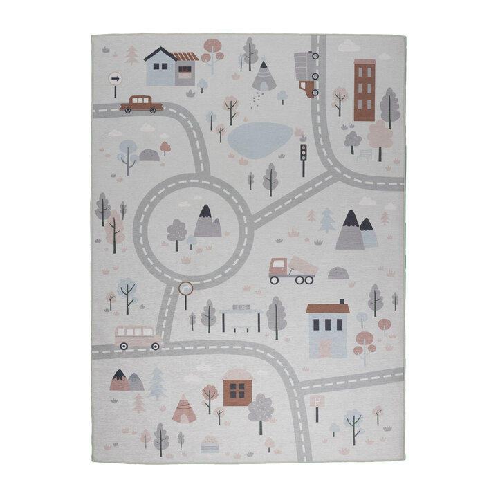 Tapis voiture enfant - Rocky Ride Blanc - 1