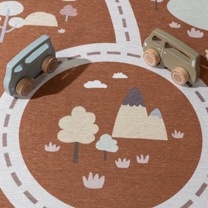 Tapis voiture enfant - Rocky Ride Terracotta - 3