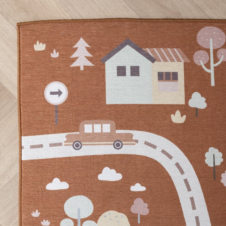 Tapis voiture enfant - Rocky Ride Terracotta - 5