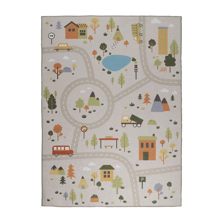 Tapis voiture enfant - Rocky Ride Gris - 1