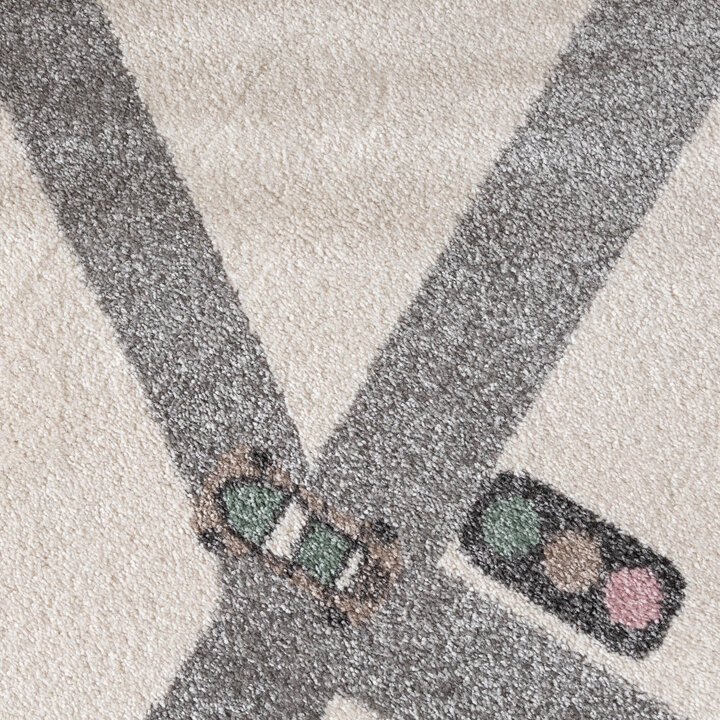 Tapis chambre d'enfant - Bowie Highway Crème - 3