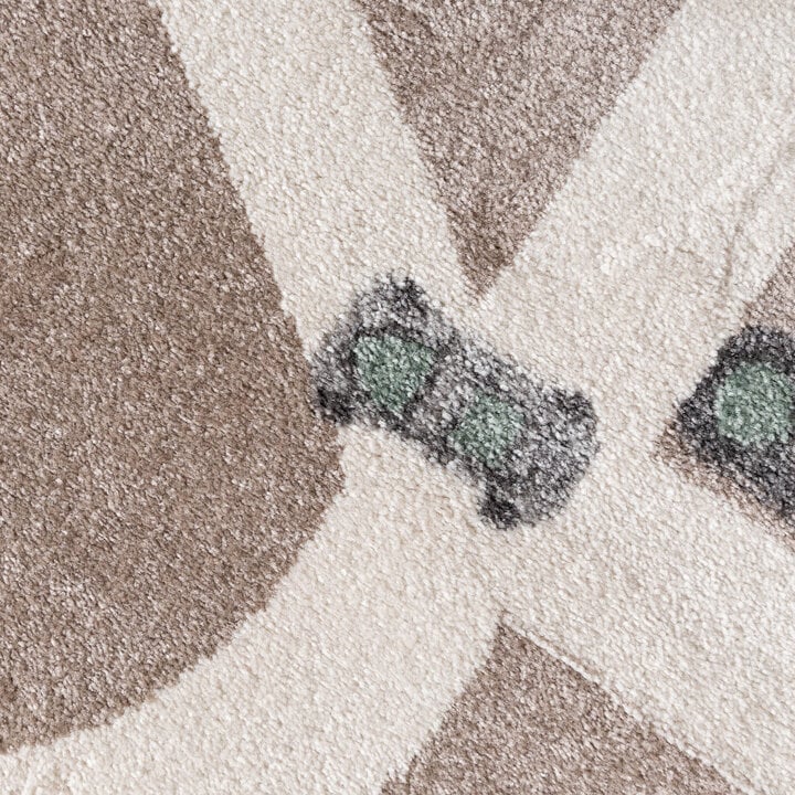 Tapis chambre d'enfant - Bowie Highway Taupe - 3