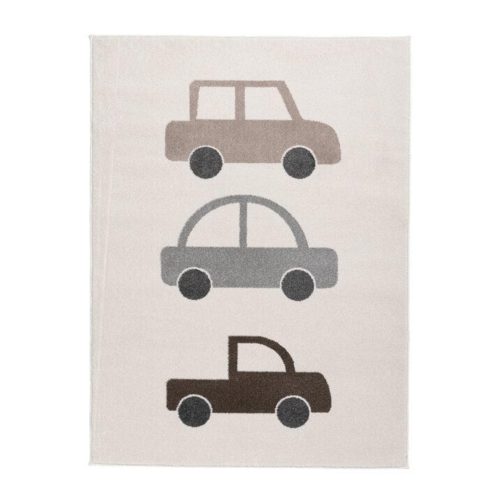 Tapis chambre d'enfant - Bowie Auto Crème - 1