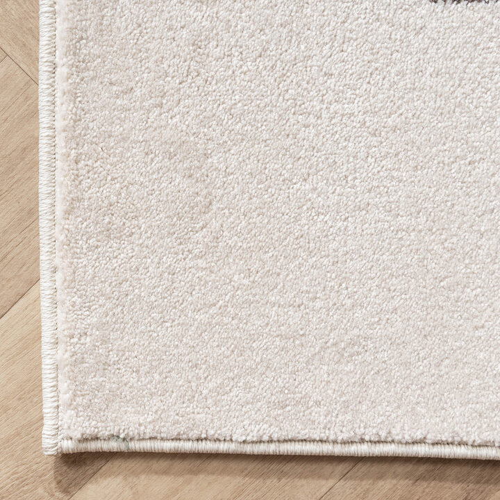 Tapis chambre d'enfant - Bowie Auto Crème - 4