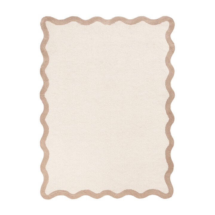 Tapis lavable – Hazy Beige/Crème - 1
