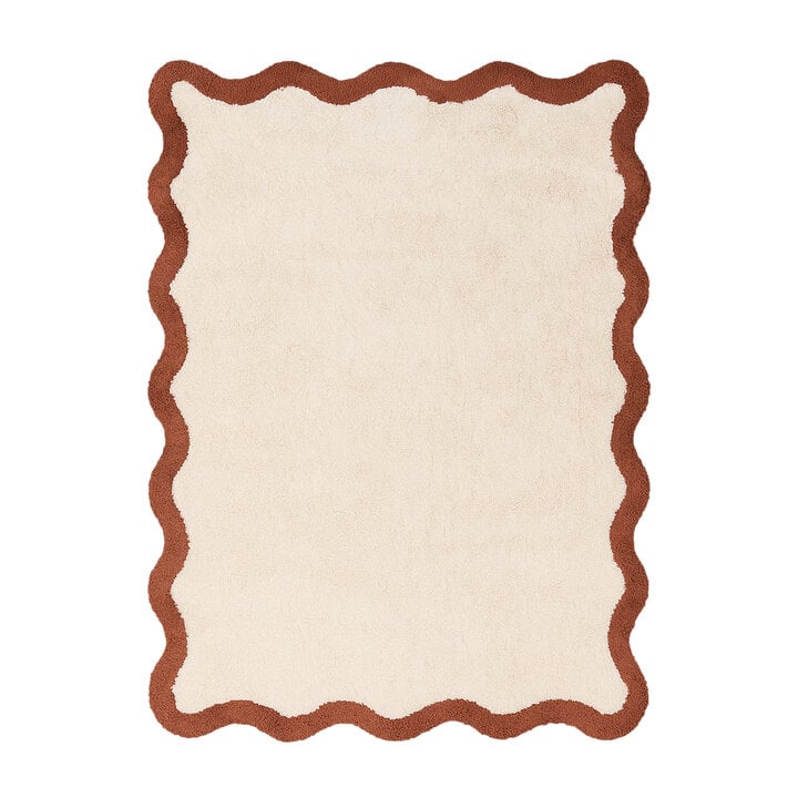 Tapis lavable – Hazy Brun/Crème - 1