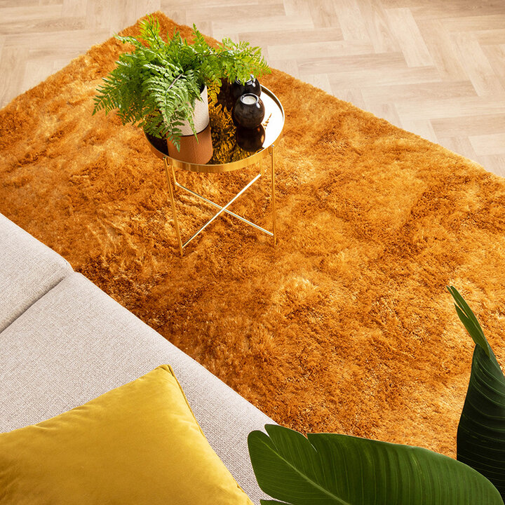 Tapis à poils longs - Glorious Or/Jaune - 4