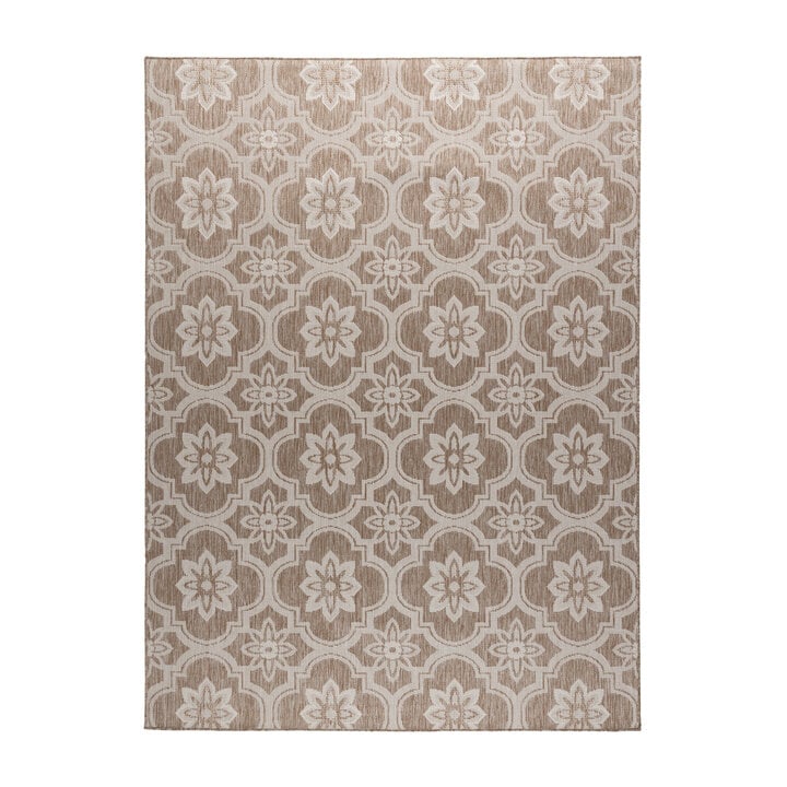 Tapis d’extérieur – Rio Flower Beige - 1