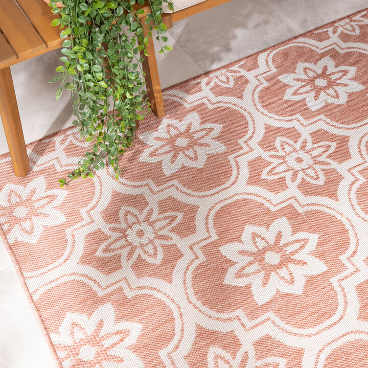 Tapis d’extérieur – Rio Flower Rose - 2
