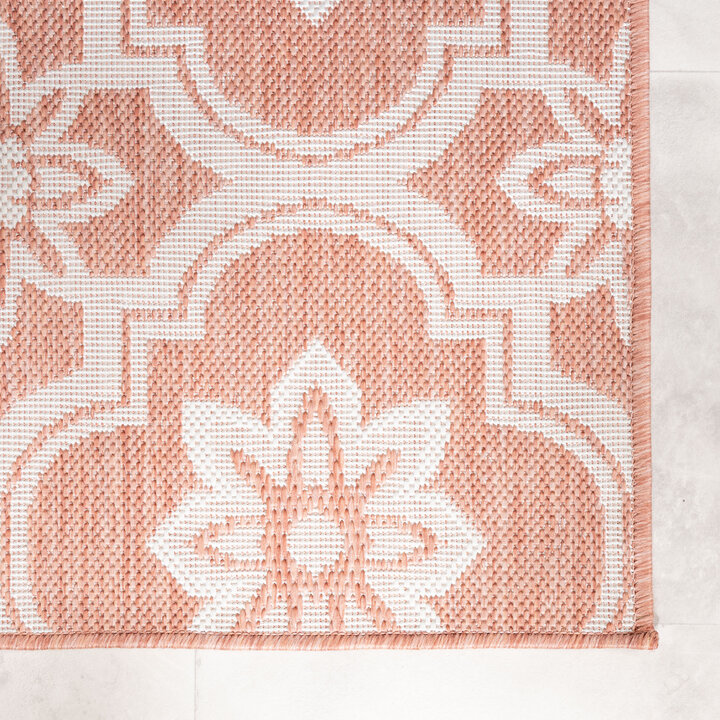 Tapis d’extérieur – Rio Flower Rose - 4