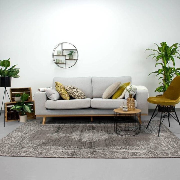 Tapis vintage - Dreams Anthracite/Marron - 3