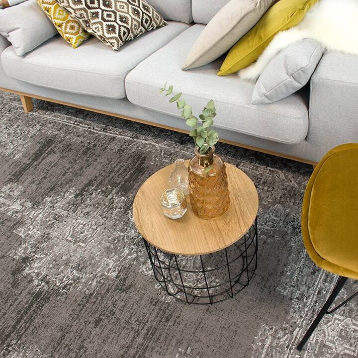 Tapis vintage - Dreams Anthracite/Marron - 4