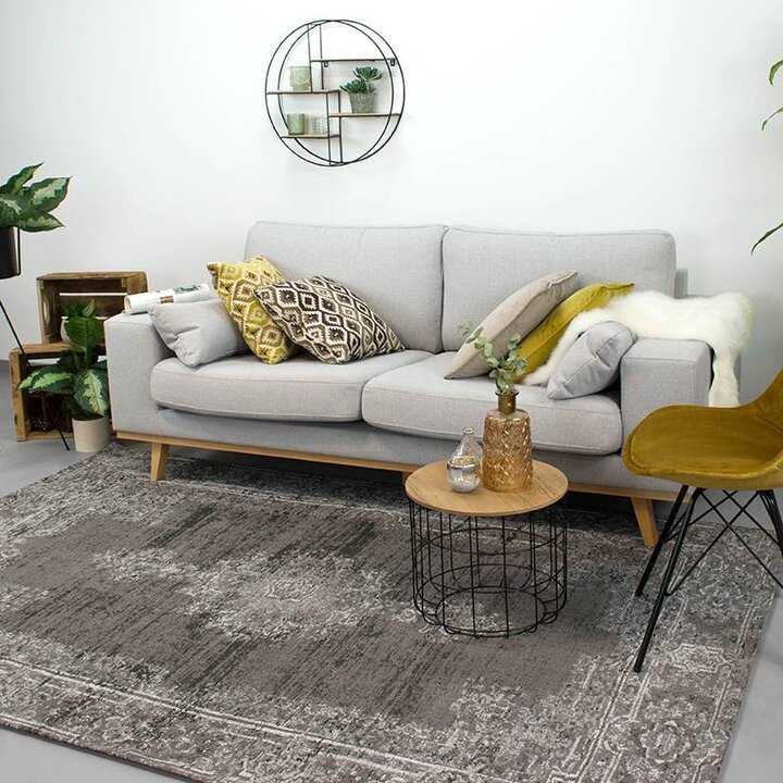 Tapis vintage - Dreams Anthracite/Marron - 7