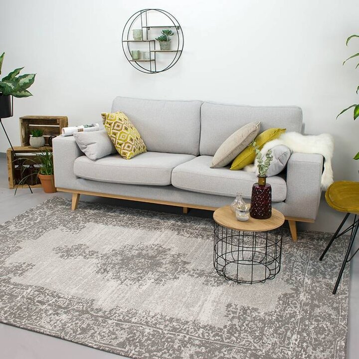 Tapis vintage - Dreams Gris - 7