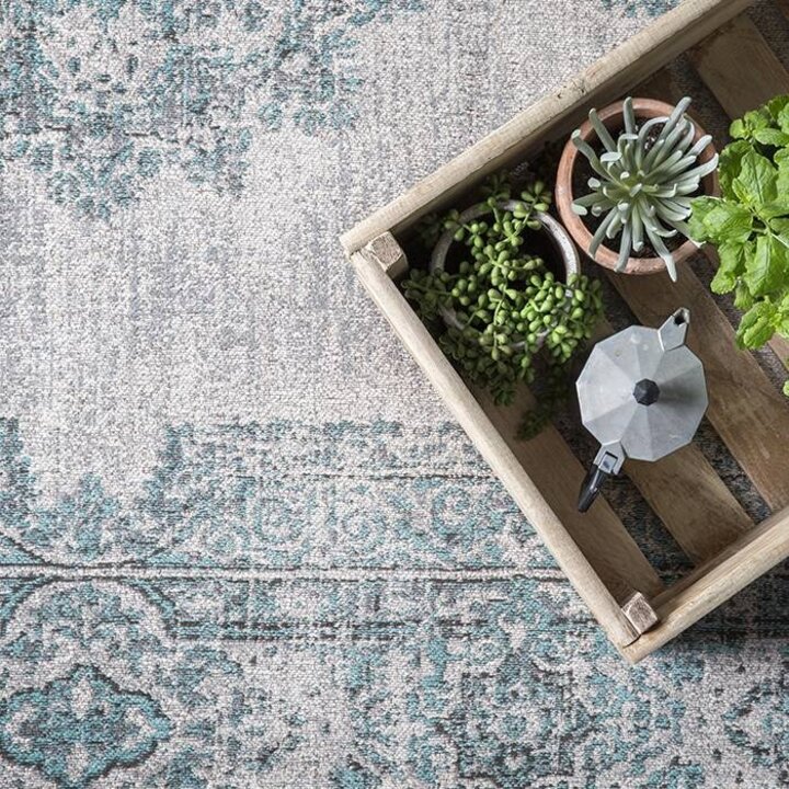 Tapis vintage - Dreams Menthe/Turquoise - 3