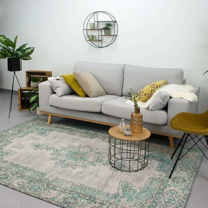 Tapis vintage - Dreams Menthe/Turquoise - 5