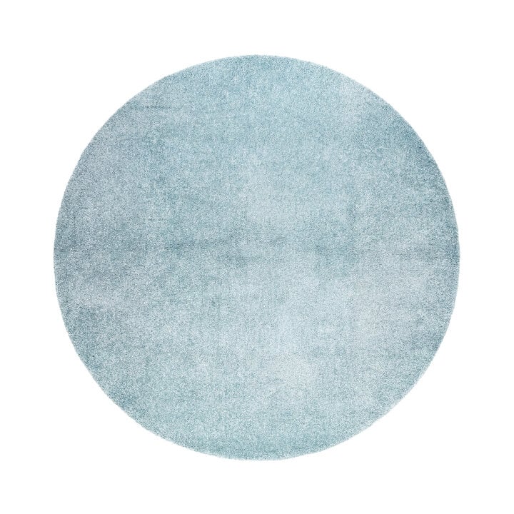 Tapis rond lavable - Clean Bleu Clair - 1