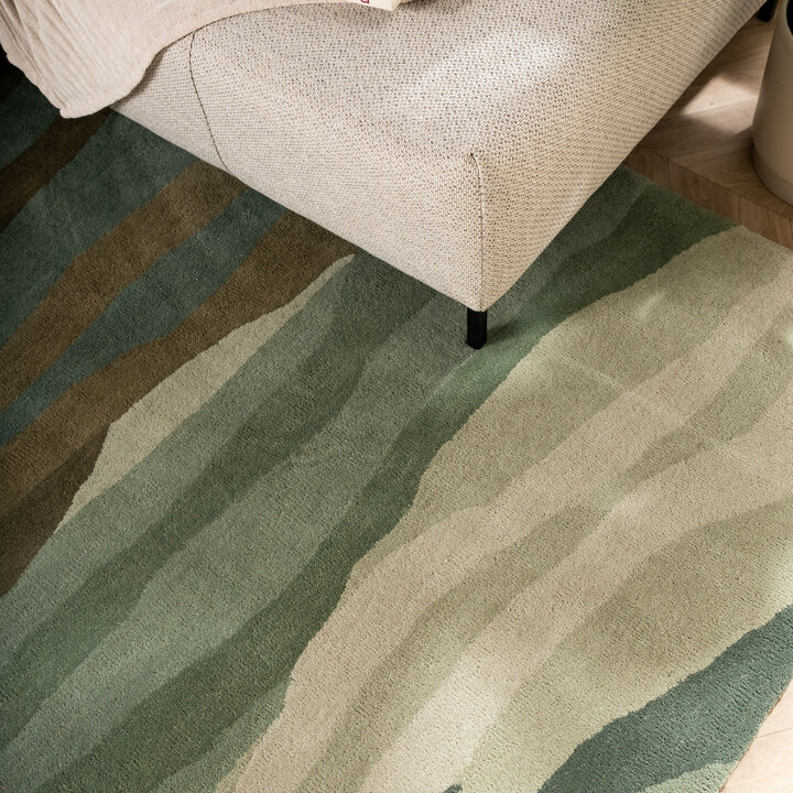 Tapis en laine – Liora Vert - 3