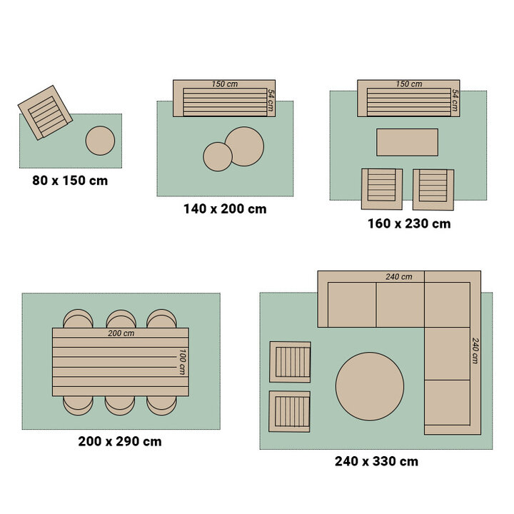 Tapis d'extérieur - Summer Retro Jaune - 10