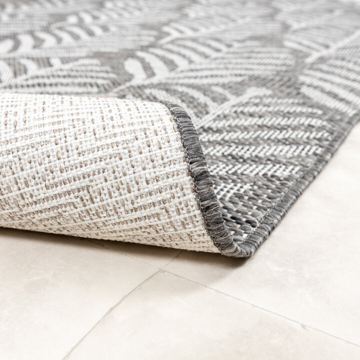 Tapis d'extérieur - Summer Leaves Gris - 8
