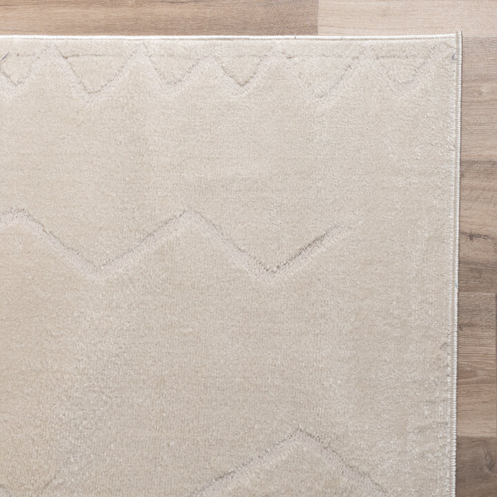 Tapis japandi - Yori Geo Crème/Blanc - 5