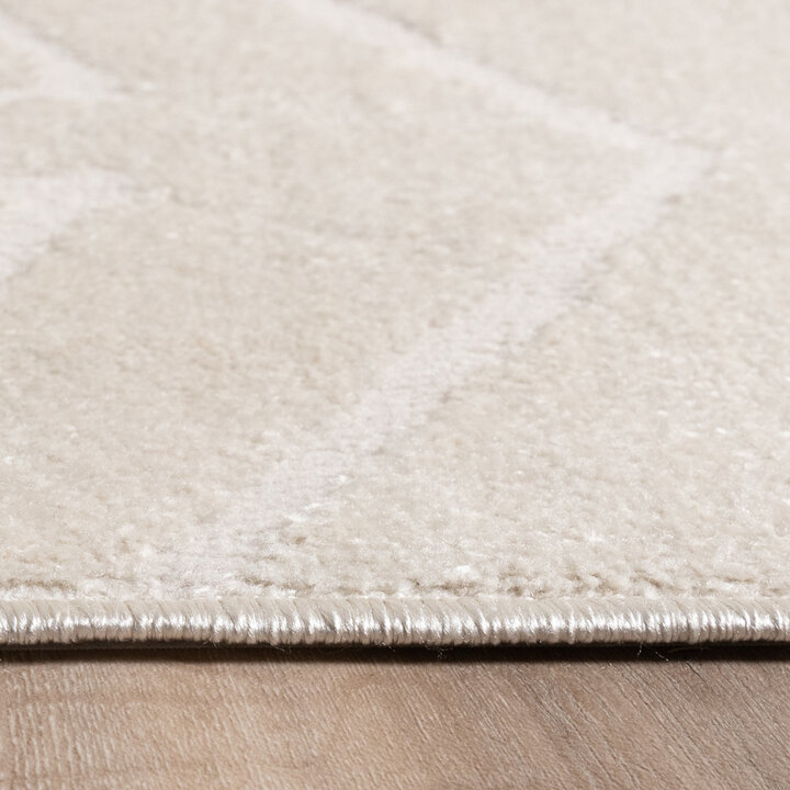 Tapis japandi - Yori Geo Crème/Blanc - 6