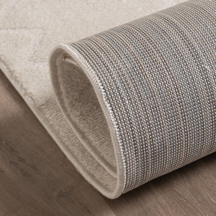 Tapis japandi - Yori Geo Crème/Blanc - 7