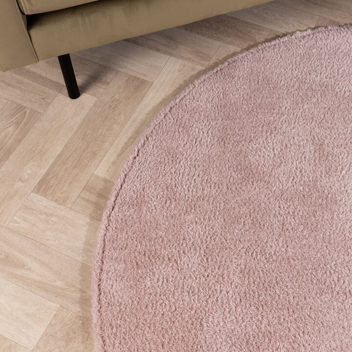Tapis rond doux - Teddy Rosa - 3