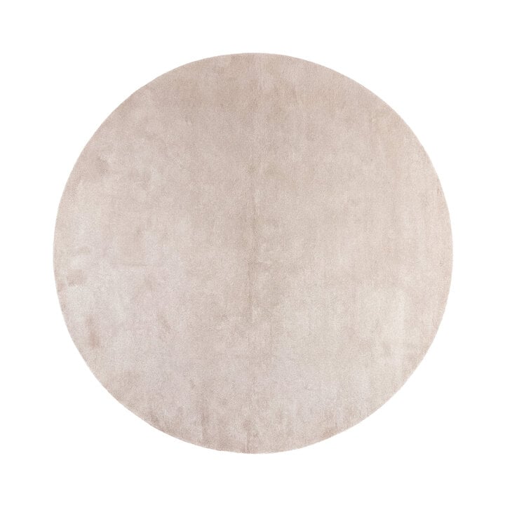 Tapis rond lavable - Clean Beige - 1