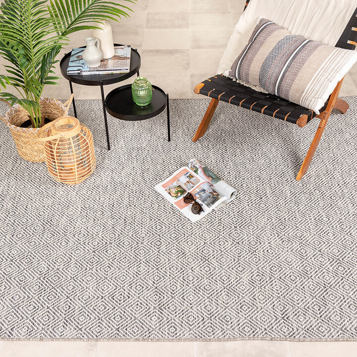 Tapis d'extérieur - Summer Tile Gris Clair - 3
