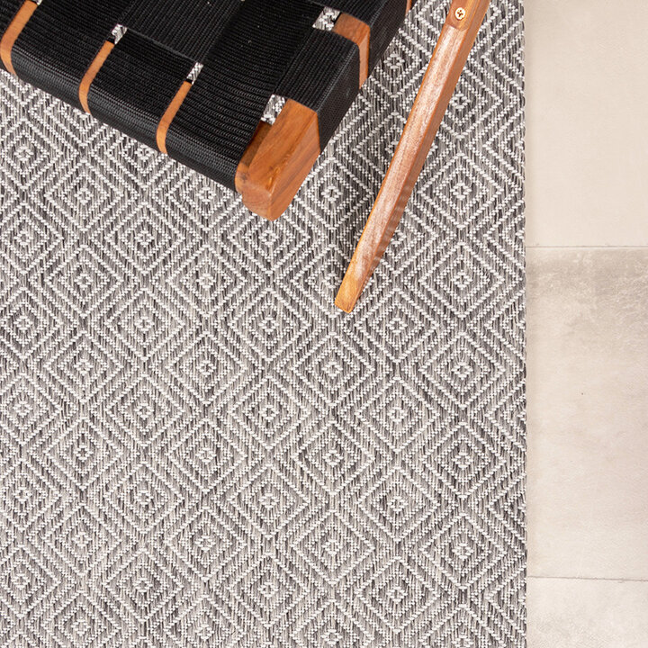 Tapis d'extérieur - Summer Tile Gris Clair - 4
