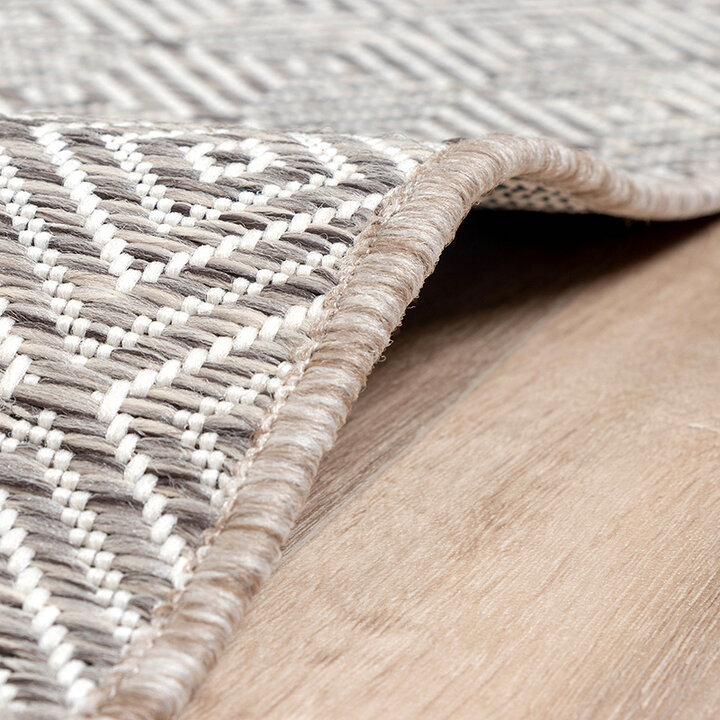 Tapis d'extérieur - Summer Tile Gris Clair - 5