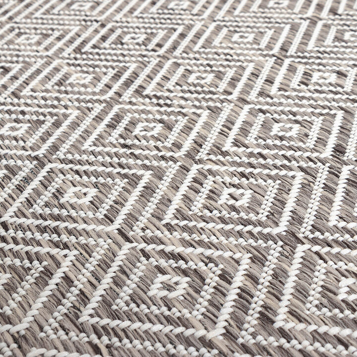 Tapis d'extérieur - Summer Tile Gris Clair - 9