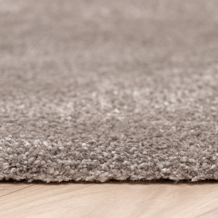 Tapis rond en viscose lavable - Vive Taupe - 5