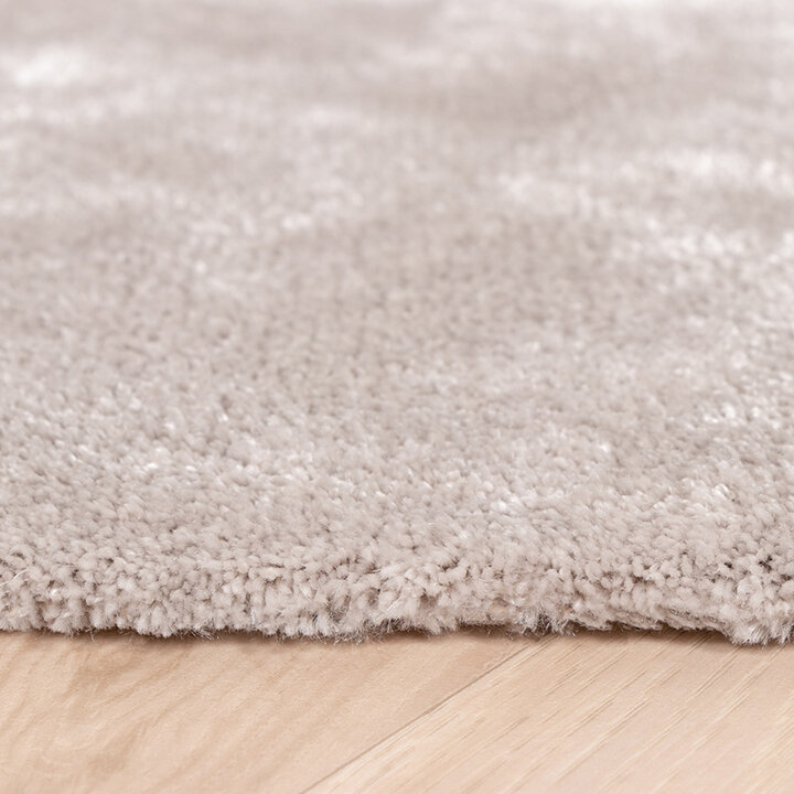 Tapis rond en viscose lavable - Vive Gris - 5
