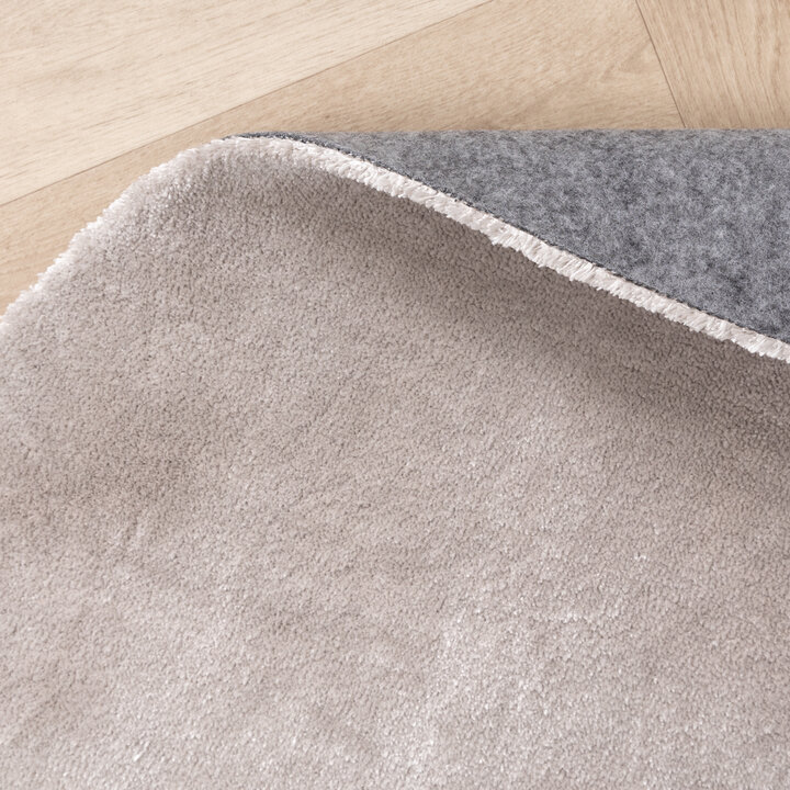 Tapis rond en viscose lavable - Vive Gris - 6